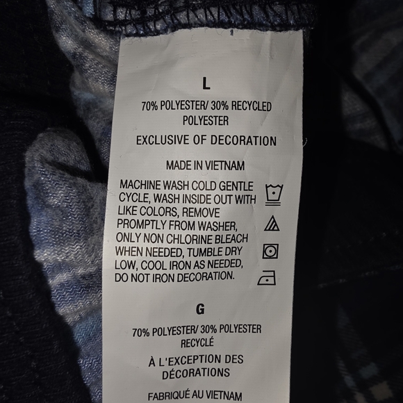 Nautica Men's Navy Plaid Pajamas (PJ8) - Picture 4 of 12